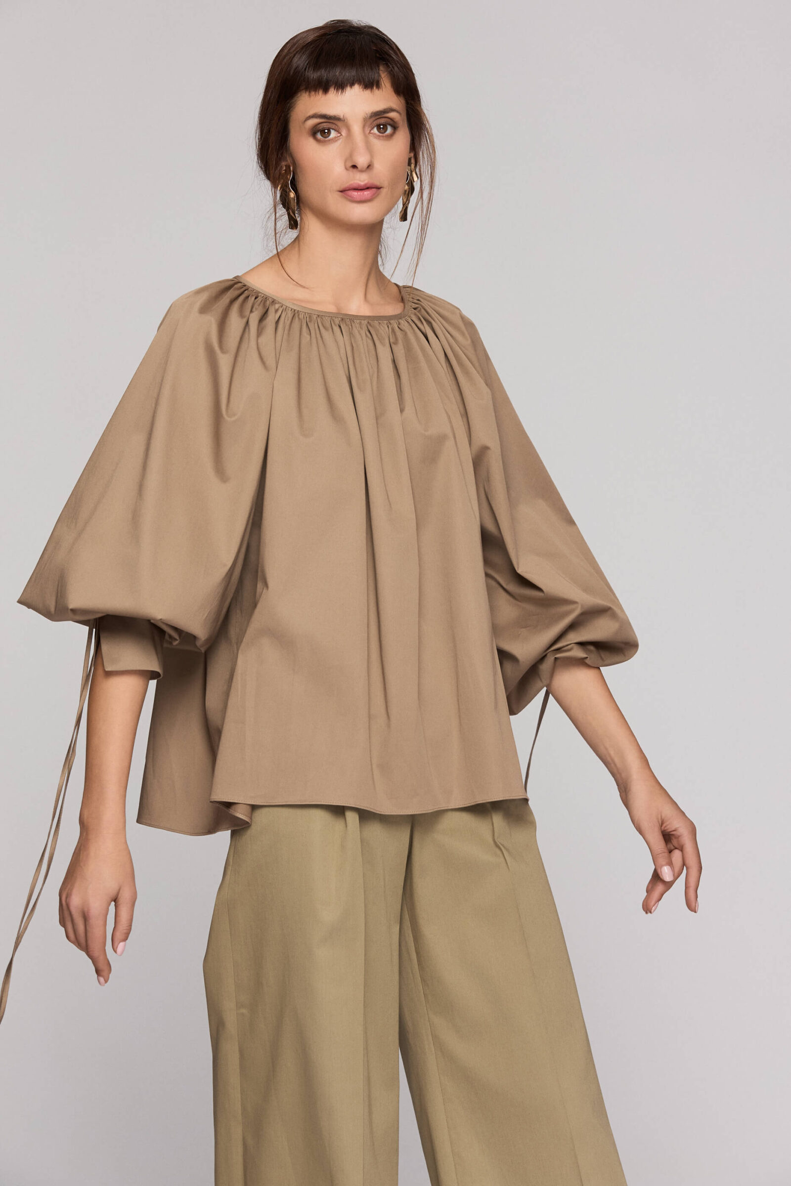 Bluza Lejera Din Bumbac Satinat "Lulu"