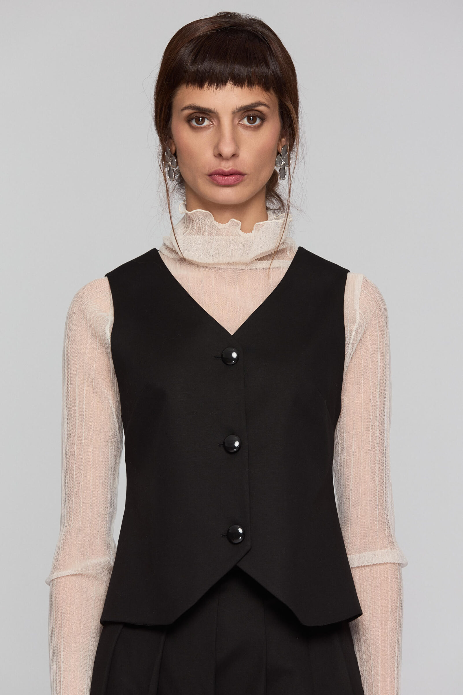 Vesta Scurta Din In Cu Bumbac "Eliza"