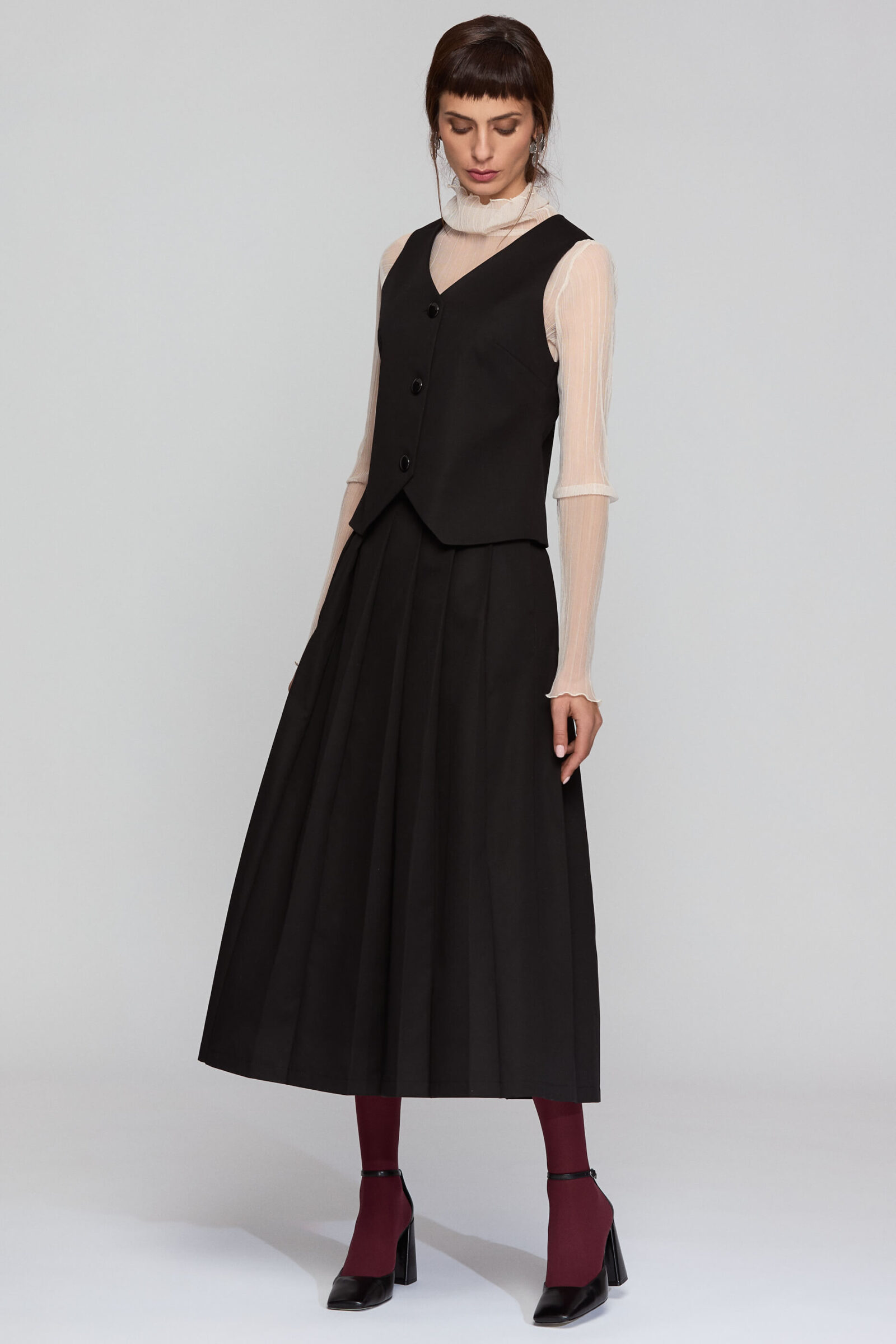 Vesta Scurta Din In Cu Bumbac "Eliza"