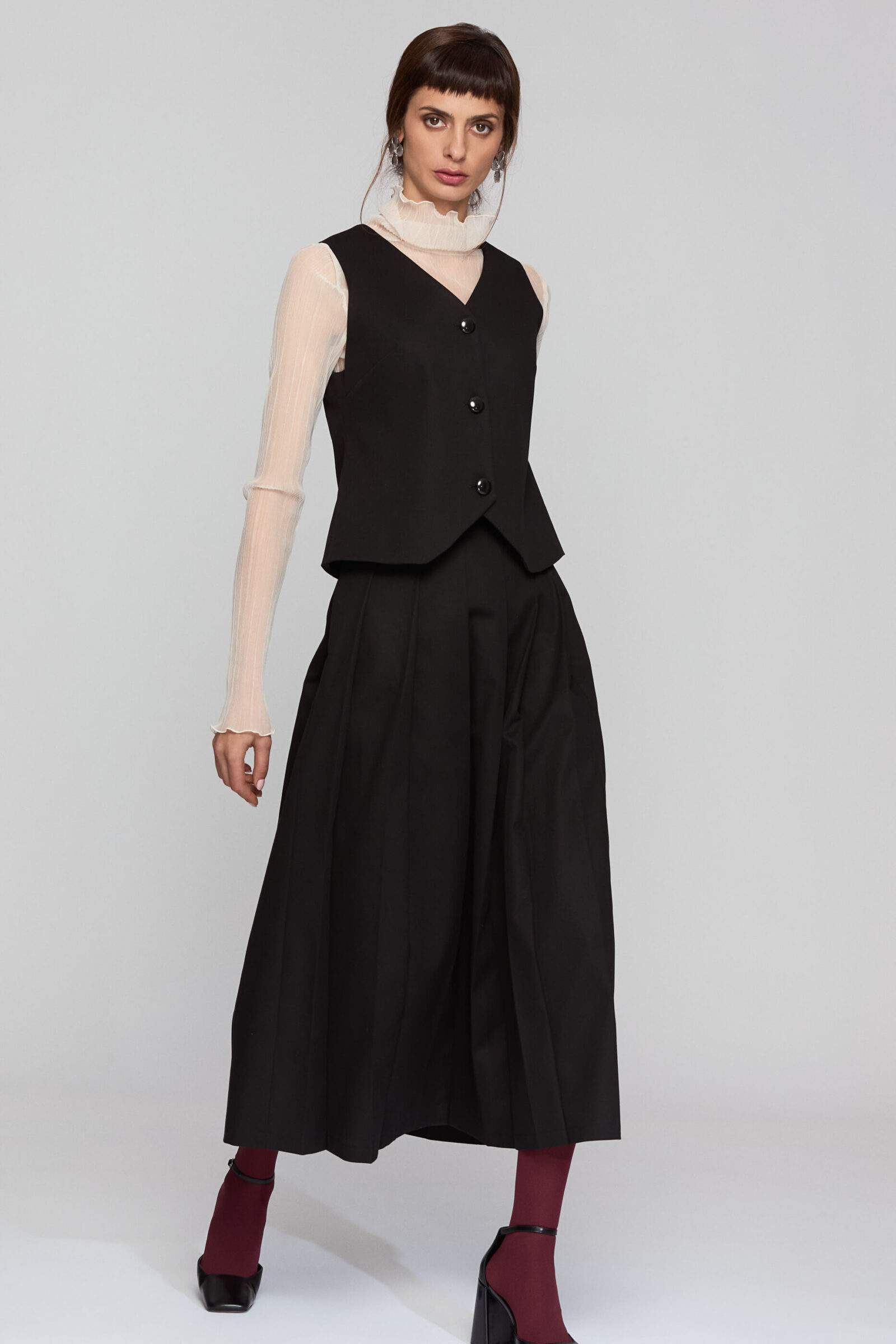 Vesta Scurta Din In Cu Bumbac "Eliza"