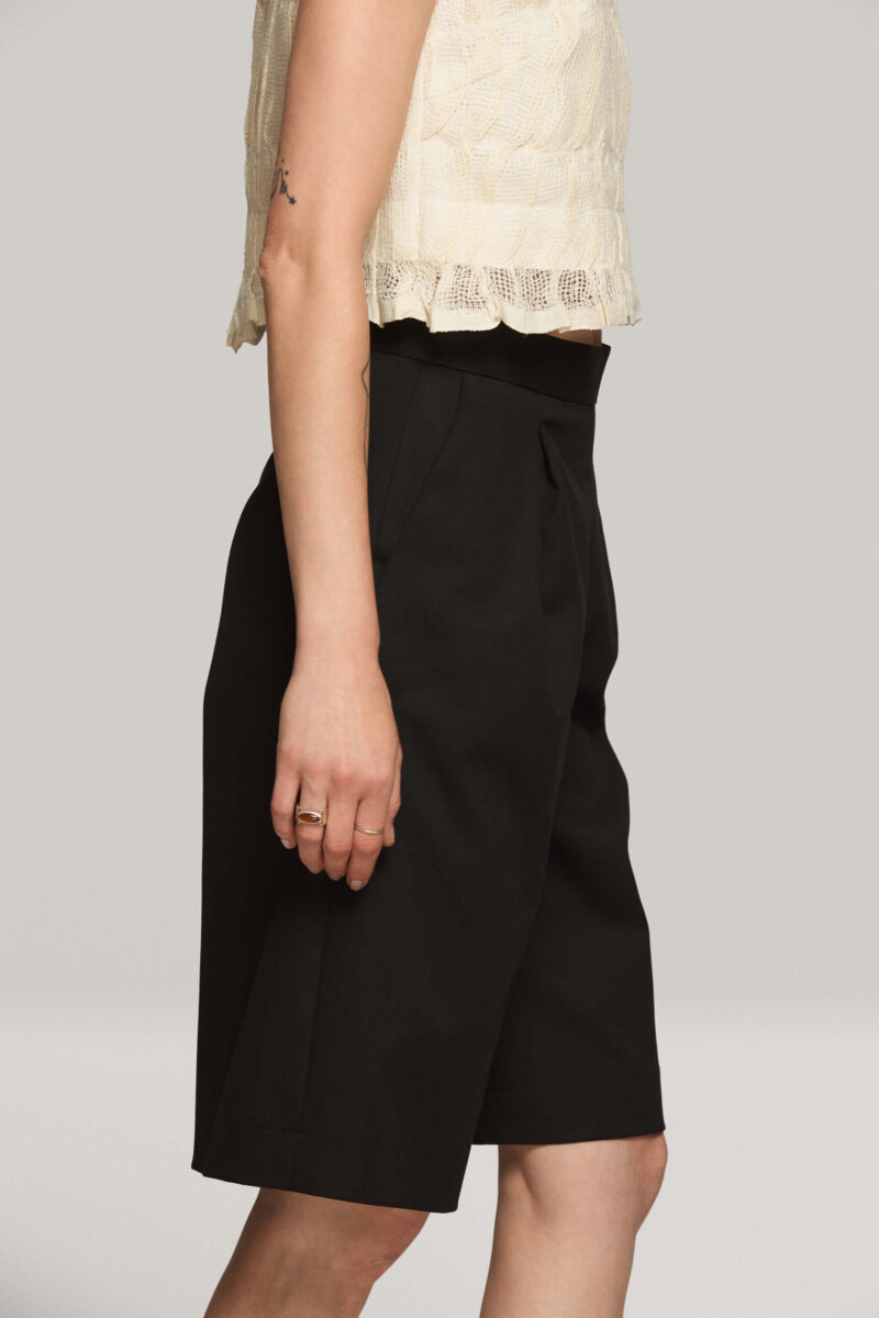 Pantaloni Scurti Din In Cu Bumbac "Eliza"