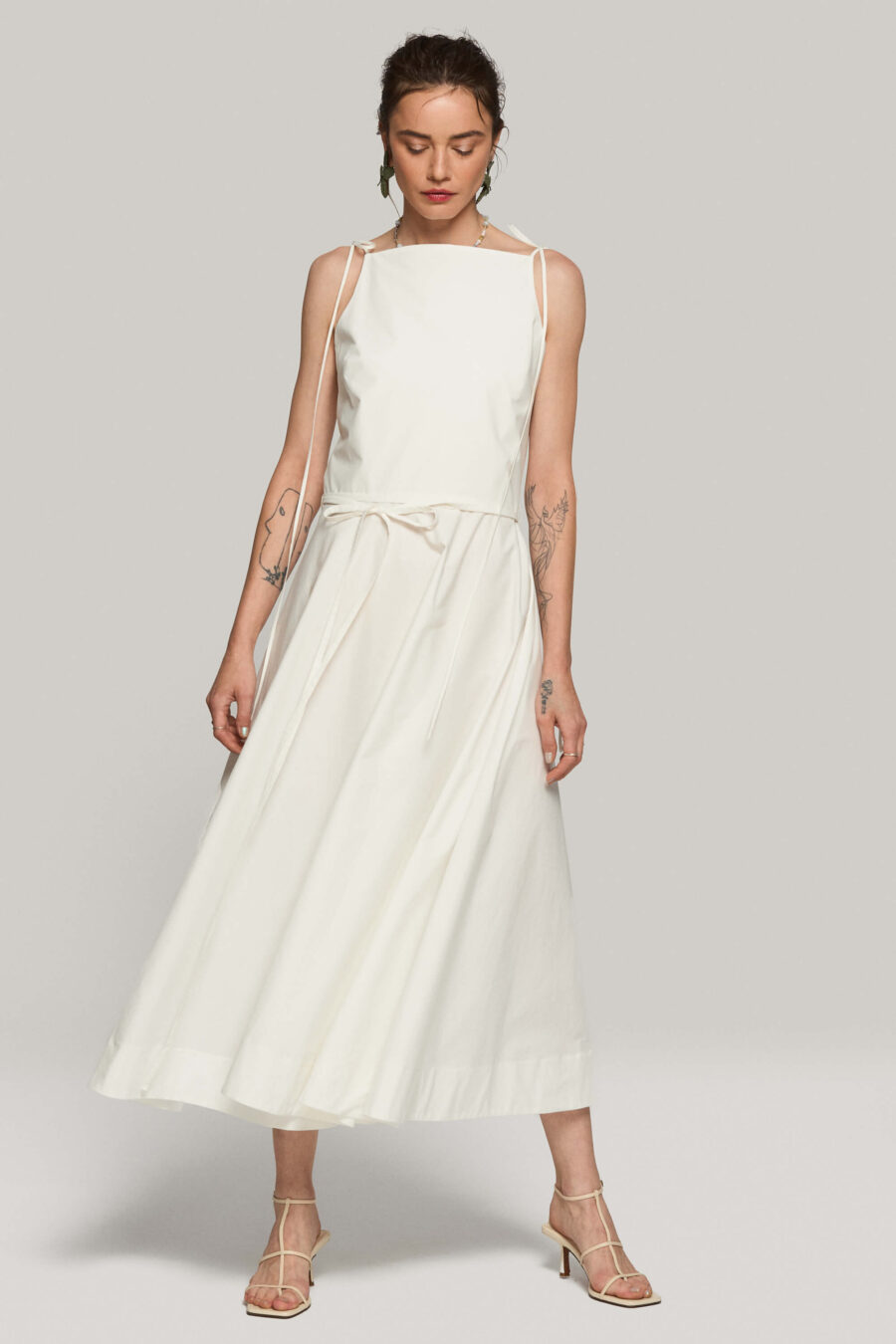 Rochie Din Bumbac Cu Spatele Gol "Willa"