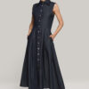 Rochie Lunga Din Denim de Bumbac "Fabiola"