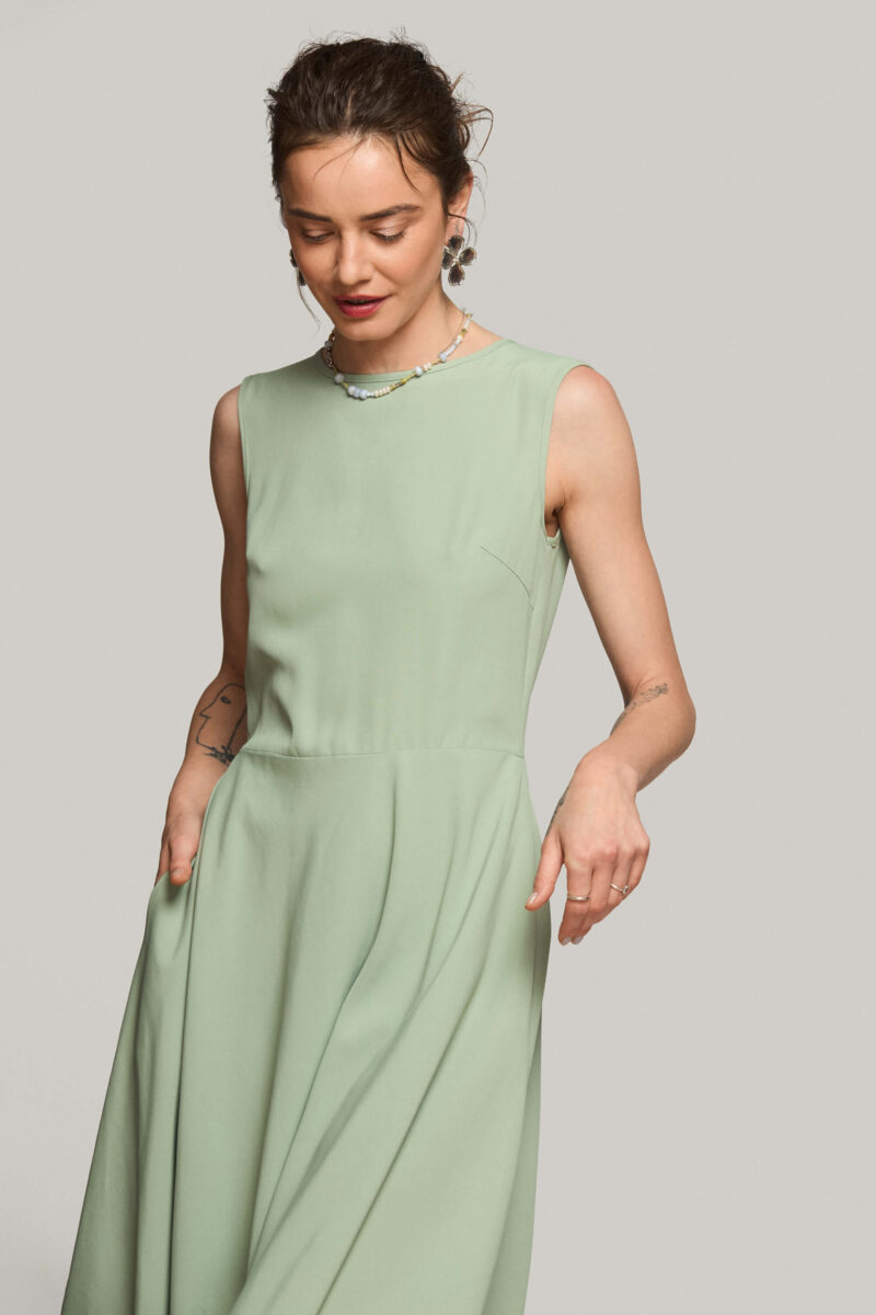 Rochie Lunga Din Tencel "Adana"