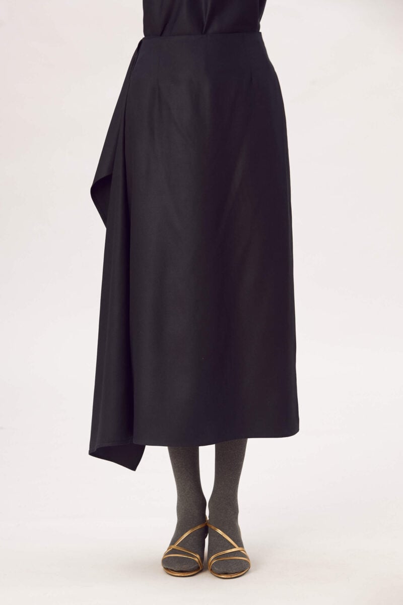 Fusta Cu Panou Lateral Din Lyocell "Amina"