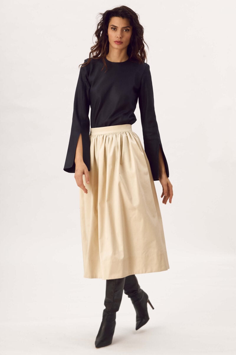 Fusta Midi Din Bumbac "Aurelia"