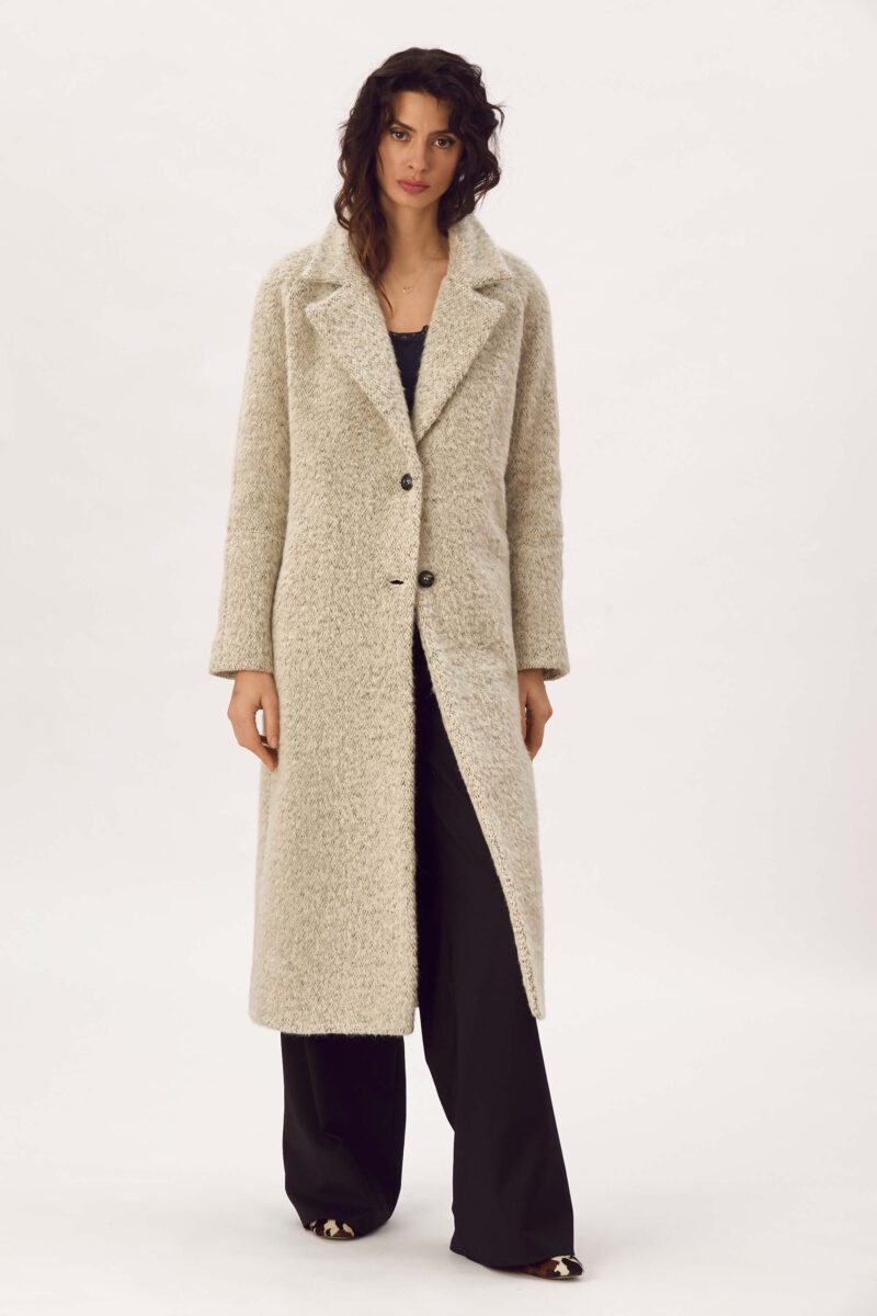 Palton Din Amestec De Lana Mohair Si Alpaca "Alice"