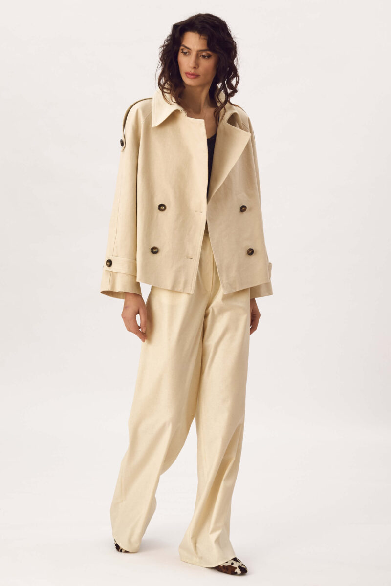 Trenci Scurt Din Bumbac "Adeline"