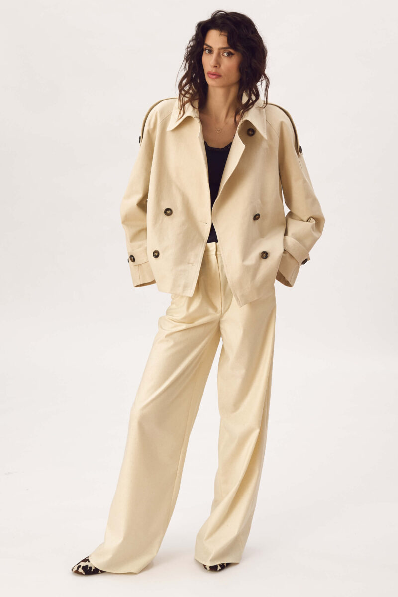 Trenci Scurt Din Bumbac "Adeline"