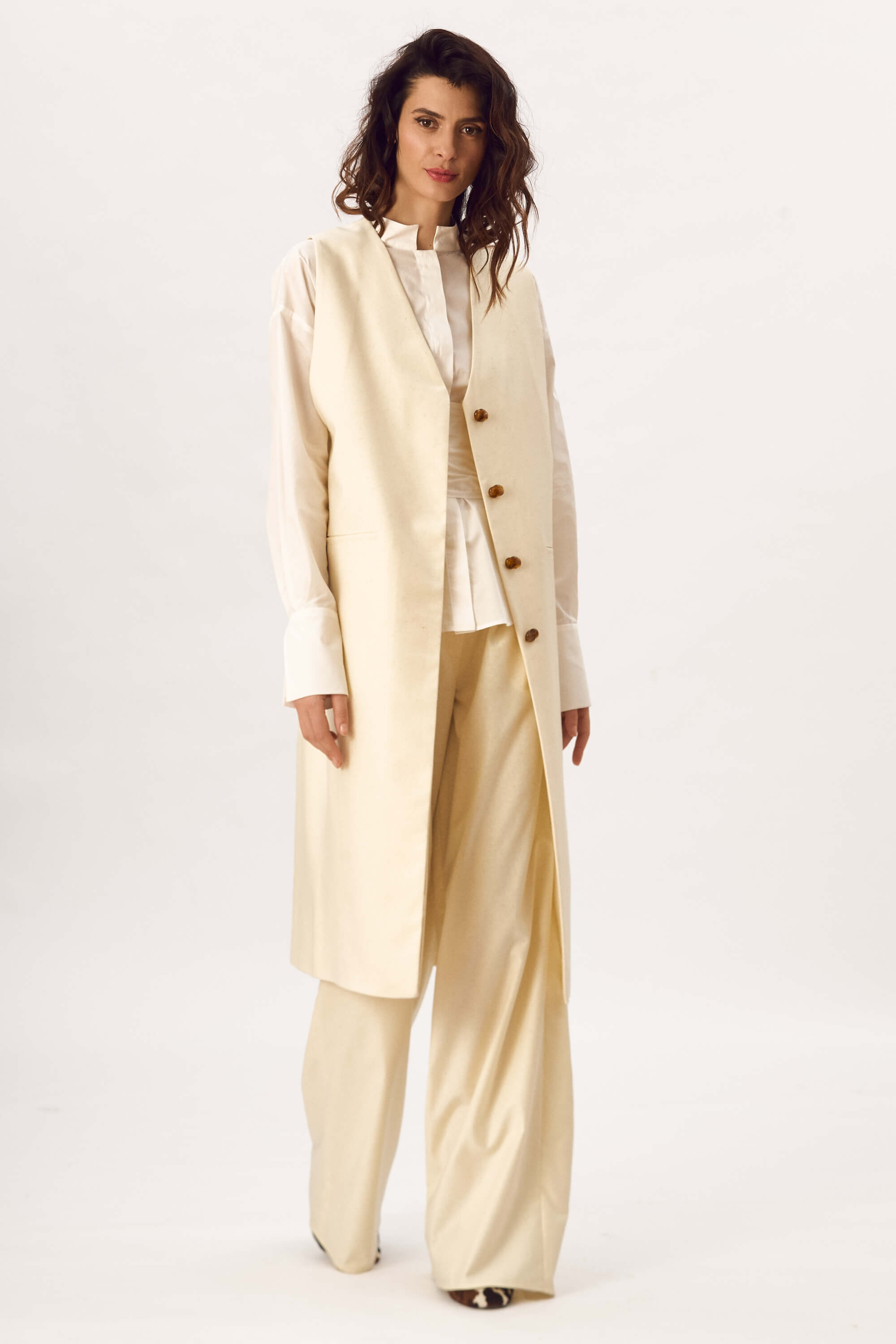 Vesta Lunga Din Lana Subtire "Sally"