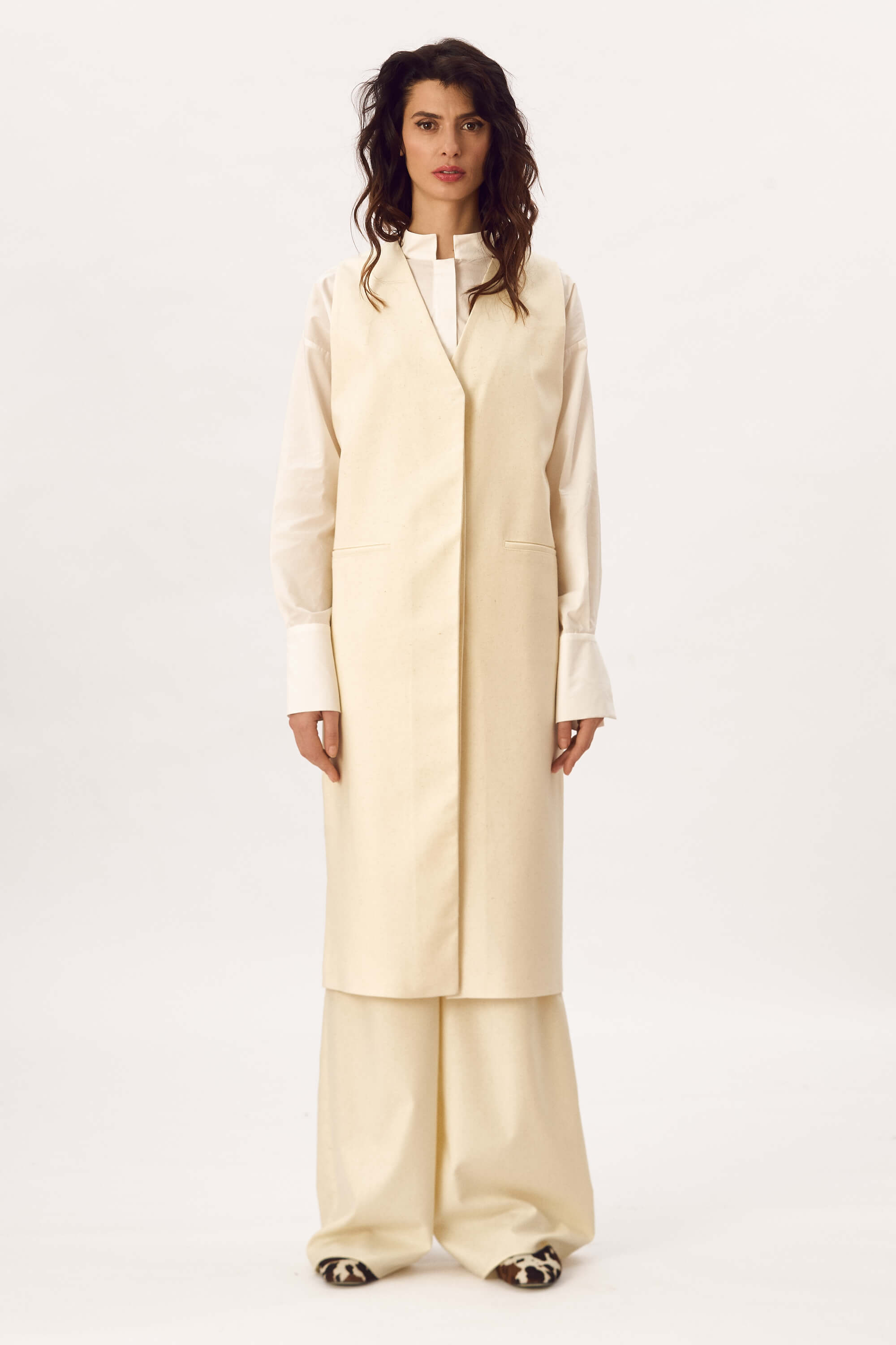 Vesta Lunga Din Lana Subtire "Sally"